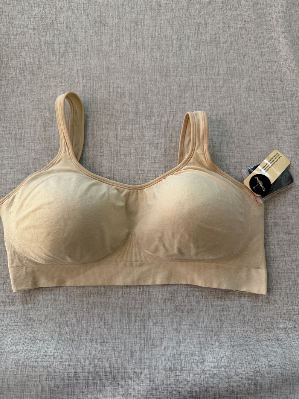 Truekind‎ Everyday Comfort Bra Size 3XL Wireless Seamless cream NWT